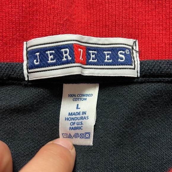 Men’s Jerzees Stock Car Racing Experience Black & Red Checkered Polo Size Large - Picture 4 of 6